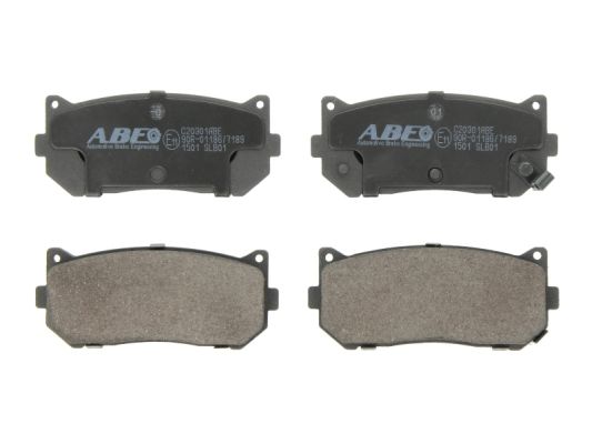 Brake Pad Set, disc brake (Rear axle)  Art. C20301ABE