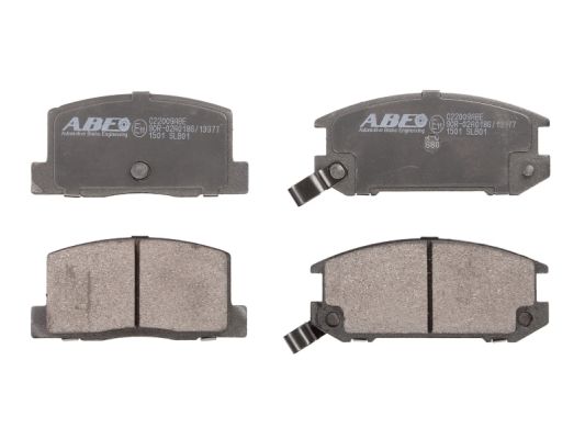 Brake Pad Set, disc brake (Rear axle)  Art. C22009ABE