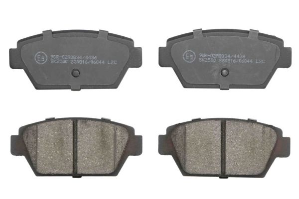 Brake Pad Set, disc brake (Rear axle)  Art. C25000ABE