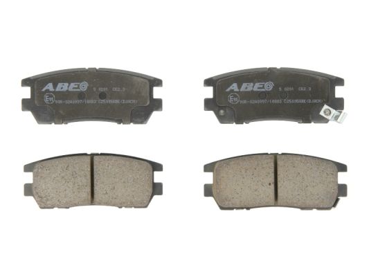 Brake Pad Set, disc brake (Rear axle)  Art. C25005ABE