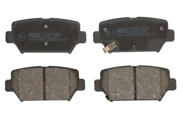 Brake Pad Set, disc brake (Rear axle)  Art. C25016ABE