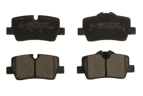 Brake Pad Set, disc brake (Double cloth)  Art. C2B034ABE