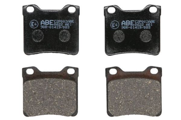 Brake Pad Set, disc brake (Rear axle)  Art. C2P002ABE