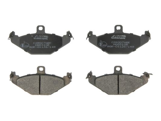 Brake Pad Set, disc brake (Rear axle)  Art. C2R007ABE