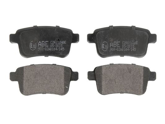 Brake Pad Set, disc brake (Rear axle)  Art. C2R012ABE