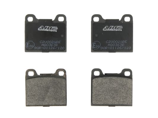 Brake Pad Set, disc brake (Rear axle)  Art. C2V002ABE