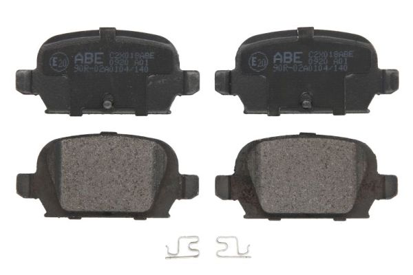 Brake Pad Set, disc brake (Rear axle)  Art. C2X018ABE