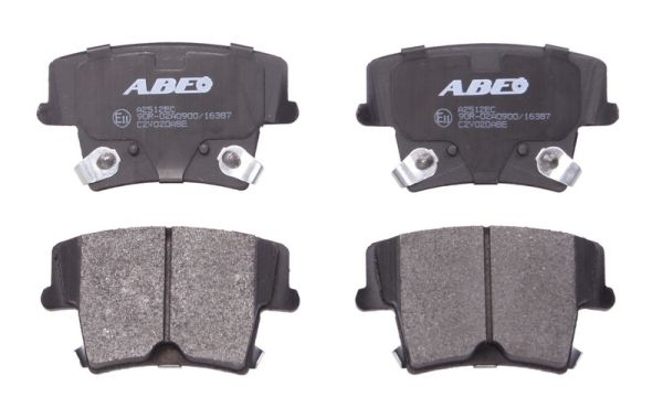 Brake Pad Set, disc brake (Rear axle)  Art. C2Y020ABE