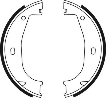 Brake Shoe Set, parking brake  Art. CRB001ABE