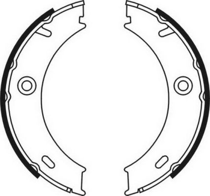 Brake Shoe Set, parking brake  Art. CRM003ABE