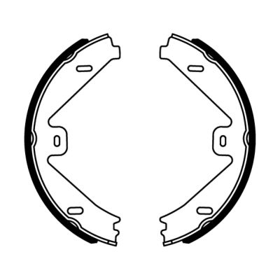 Brake Shoe Set, parking brake  Art. CRM014ABE