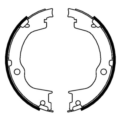 Brake Shoe Set, parking brake  Art. CRX002ABE