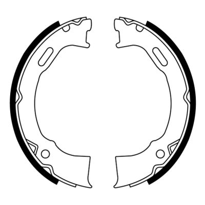 Brake Shoe Set, parking brake  Art. CRY008ABE