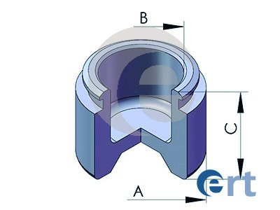 Piston, brake caliper (Rear axle)  Art. 150223C