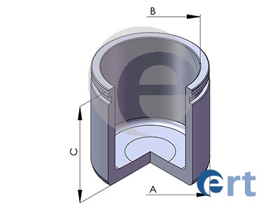 Piston, brake caliper (Front axle)  Art. 150275C