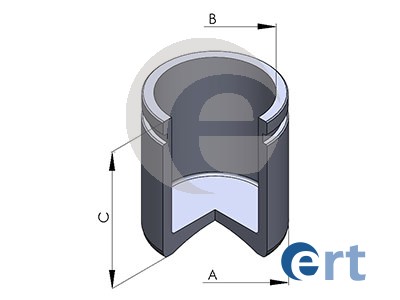 Piston, brake caliper (Front axle)  Art. 150516C