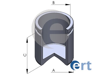 Piston, brake caliper (Front axle, Rear axle)  Art. 150558C