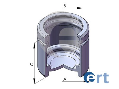 Piston, brake caliper (Front axle)  Art. 150566C