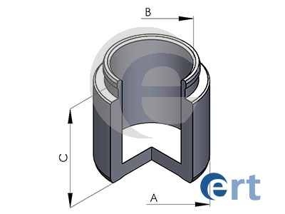 Piston, brake caliper (Front axle)  Art. 150585C