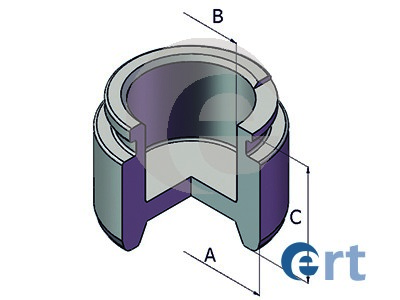 Piston, brake caliper (Rear axle)  Art. 150855C