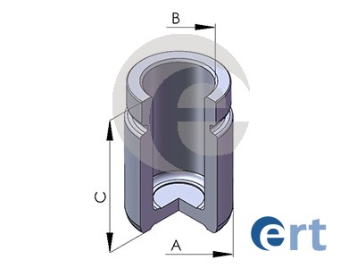 Piston, brake caliper (Rear axle)  Art. 150872C