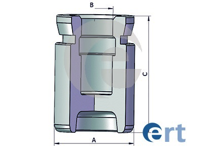 Piston, brake caliper (Rear axle)  Art. 150912C