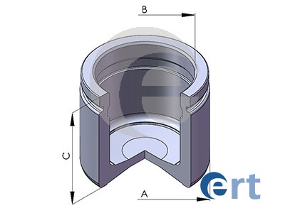 Piston, brake caliper (Front axle)  Art. 150956C