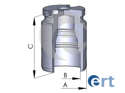 Piston, brake caliper (Rear axle)  Art. 151163C