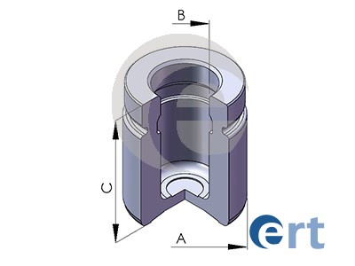 Piston, brake caliper (Rear axle)  Art. 151211C