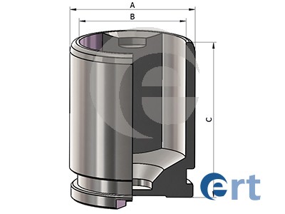 Piston, brake caliper (Rear axle)  Art. 151360C