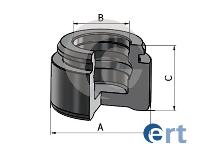 Piston, brake caliper (Front axle)  Art. 151686C