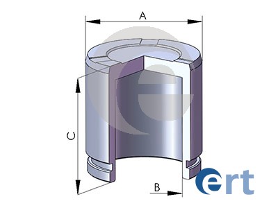 Piston, brake caliper (Front axle)  Art. 151739C