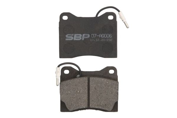 Brake Pad Set, disc brake  Art. 07AG006