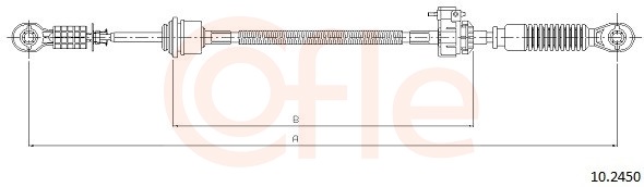 Cable Pull, manual transmission (Right)  Art. 92102450