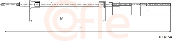 Cable Pull, parking brake (Back, left)  Art. 92104154