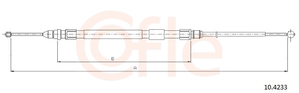 Cable Pull, parking brake (1584)  Art. 92104233