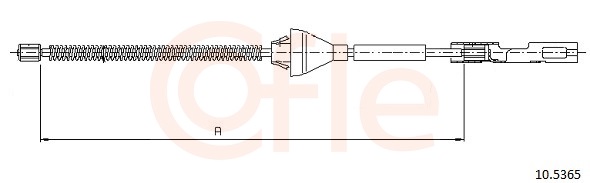 Cable Pull, parking brake (Double cloth)  Art. 92105365