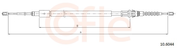 Cable Pull, parking brake (Left, Right, Back)  Art. 92106044