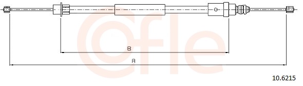 Cable Pull, parking brake (Back, right)  Art. 92106215