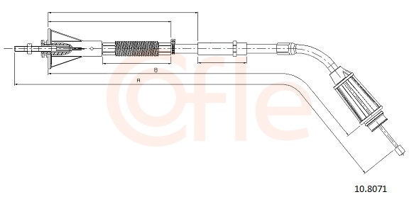 Cable Pull, parking brake (Disc brake)  Art. 92108071