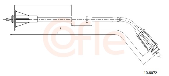 Cable Pull, parking brake (Disc brake)  Art. 92108072