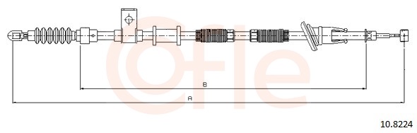 Cable Pull, parking brake (Back, right)  Art. 92108224