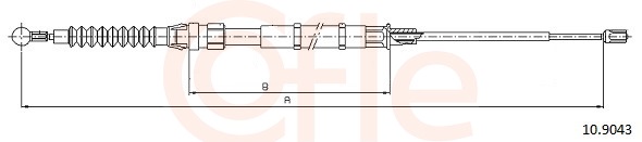 Cable Pull, parking brake (Left right)  Art. 92109043