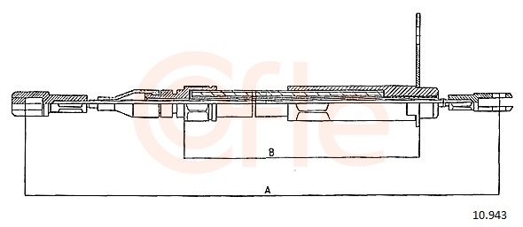 Cable Pull, parking brake (Back, left, Back, right)  Art. 9210943