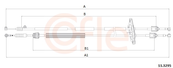 Cable Pull, manual transmission (Right)  Art. 92113295