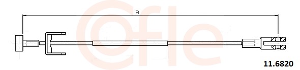 Cable Pull, parking brake (In the middle)  Art. 92116820