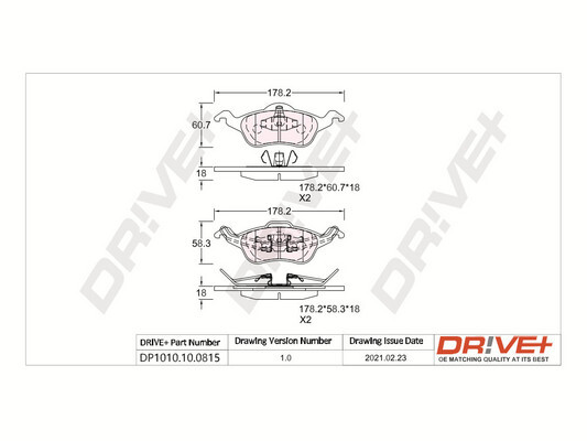 Brake Pad Set, disc brake  Art. DP1010100815