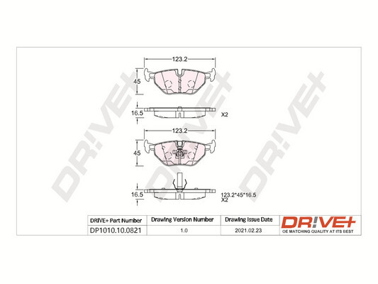 Brake Pad Set, disc brake  Art. DP1010100821