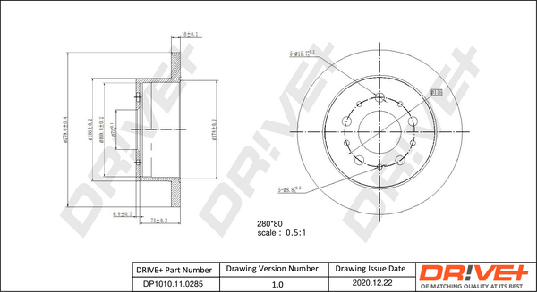 Brake Disc  Art. DP1010110285