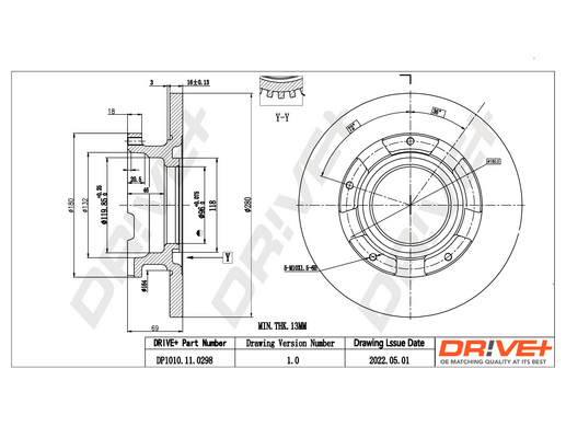 Brake Disc  Art. DP1010110298